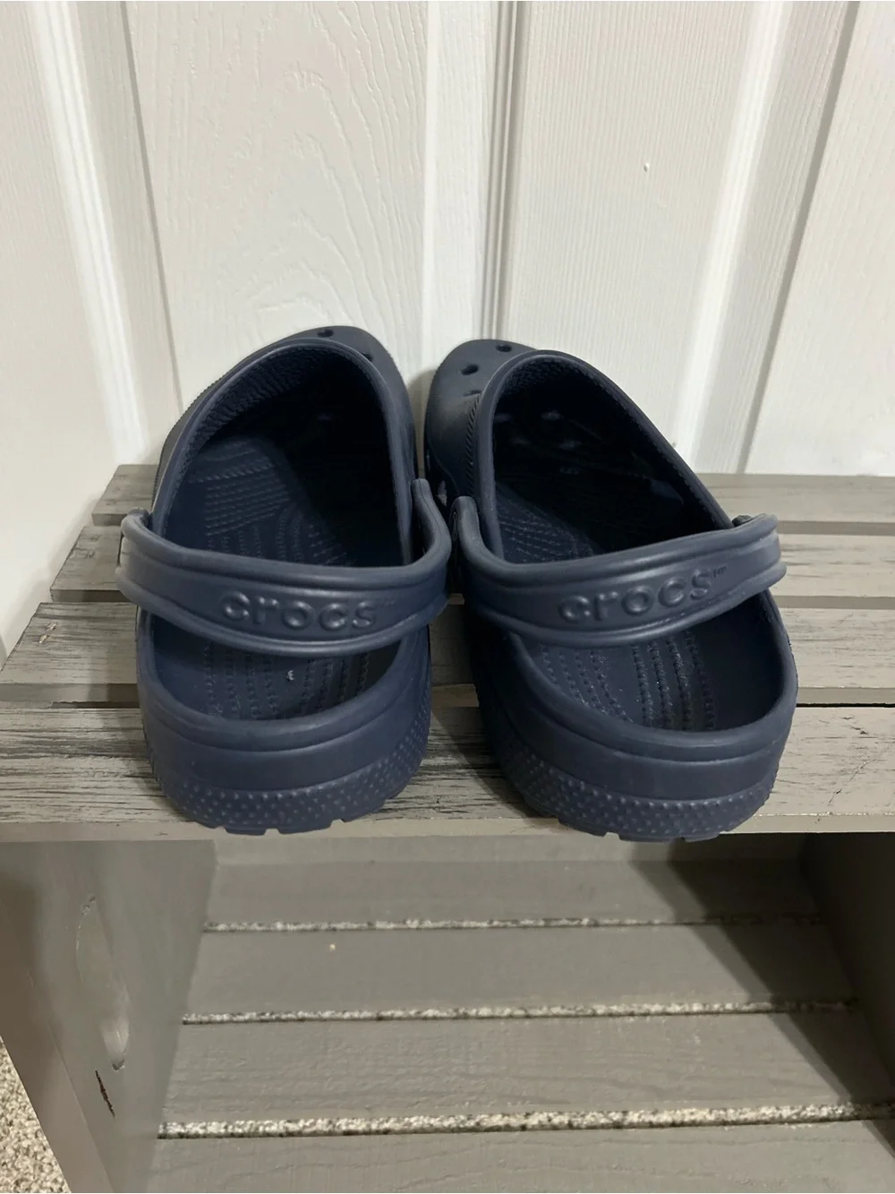 Navy Blue Men’s Crocs Classic Clogs Size 11 EUC